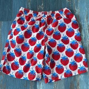 Hanna Andersson Strawberry swim shorts Size 140(10)